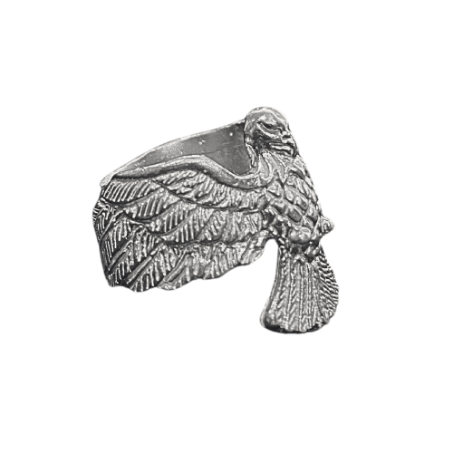 Anillo águila plata ajustable