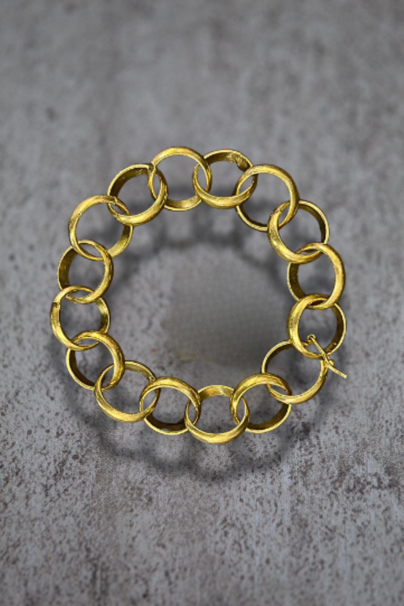 Pulsera rolo bronce