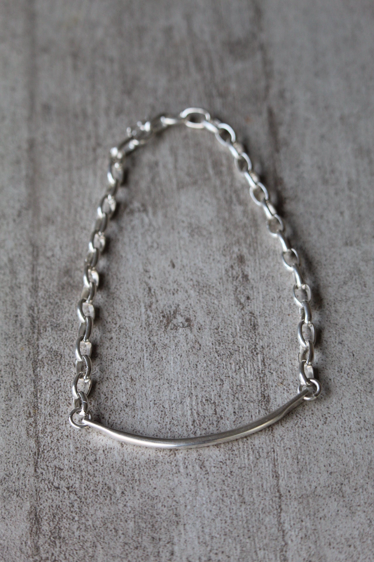 Collar plata 45 cm