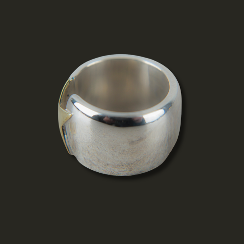 Anillo Co Plata estrella bronce