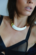 Collar Colmillo Jabalí Bronce — Co Rivera Chile