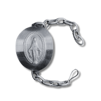 Pulsera Virgen plata XL