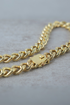 Cadena grumet bronce