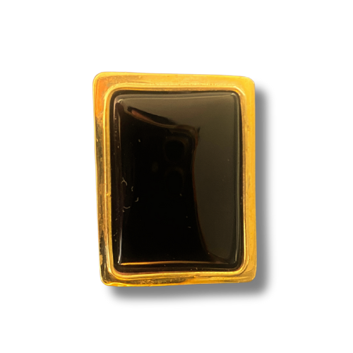 Anillo de onix rectangular bronce