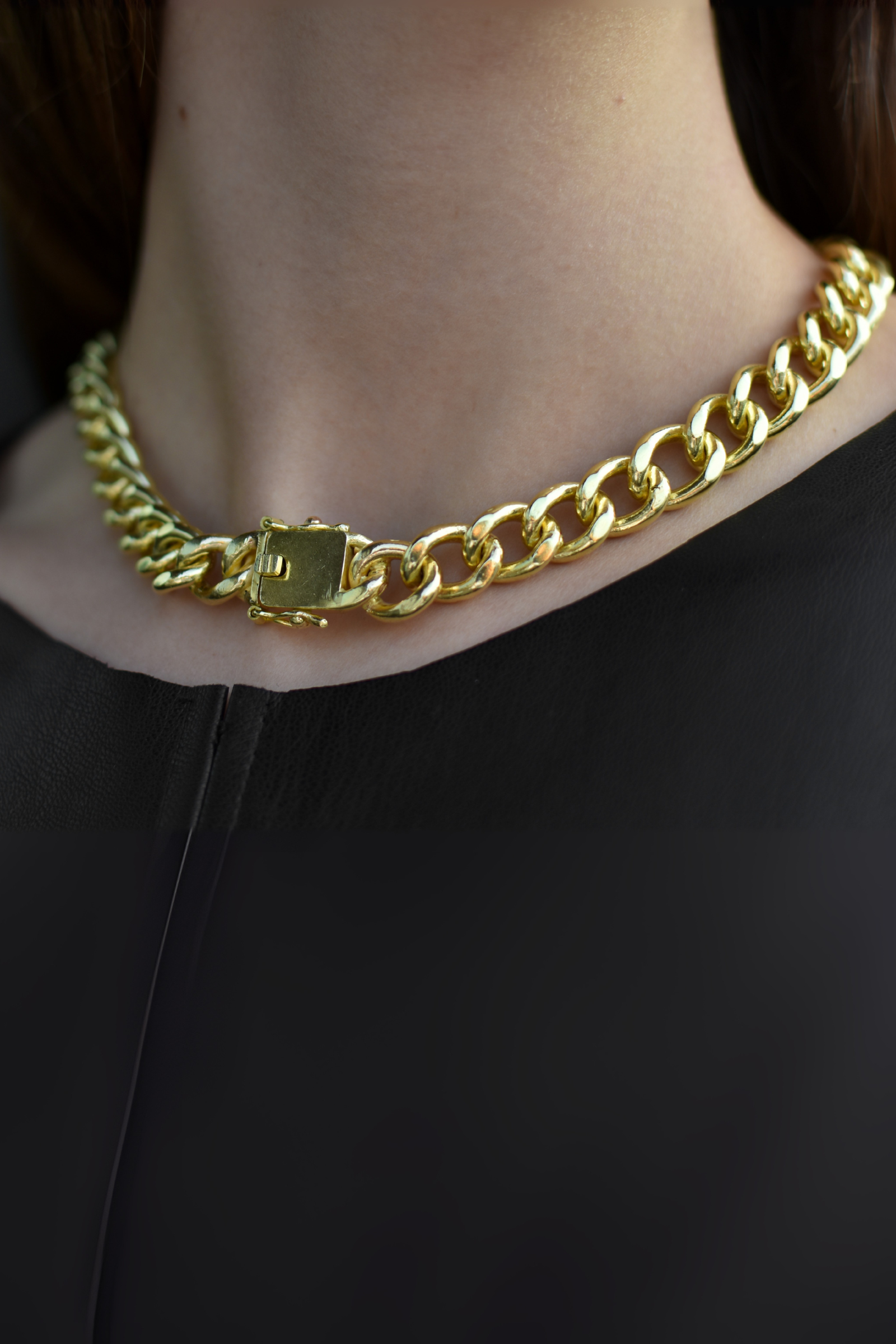 Cadena grumet bronce