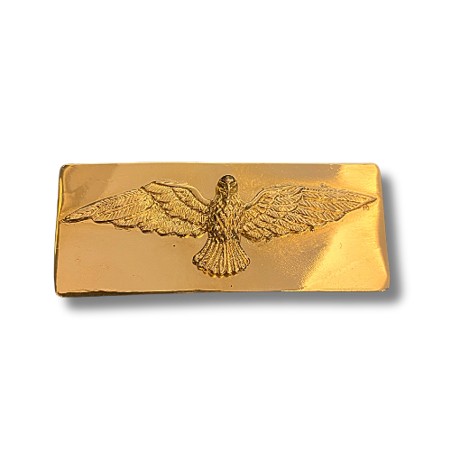 Prendedor placa aguila bronce