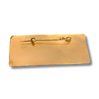 Prendedor placa aguila bronce