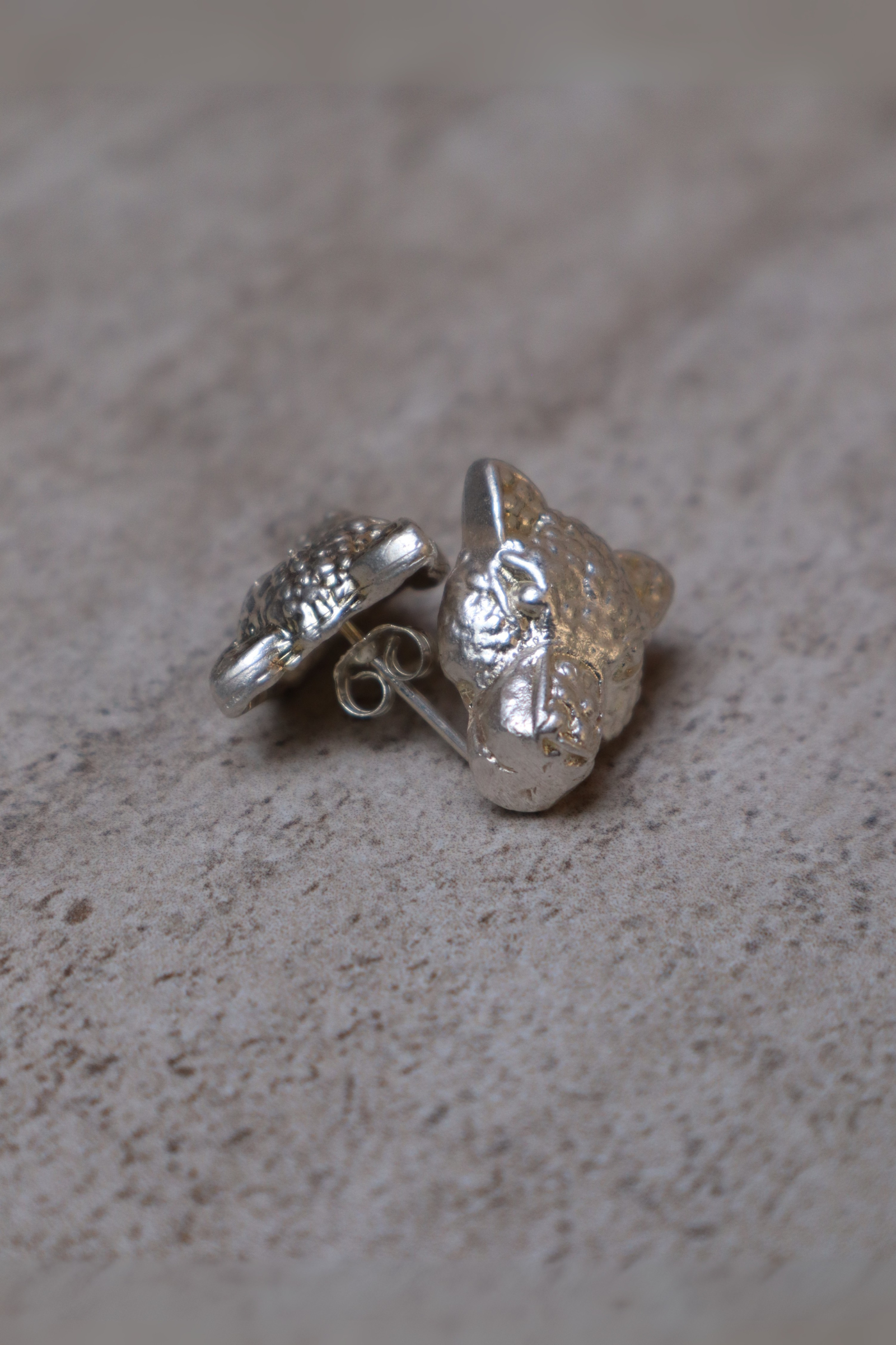 Aros puma plata