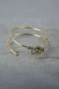Brazalete Serpiente Bronce — Co Rivera Chile
