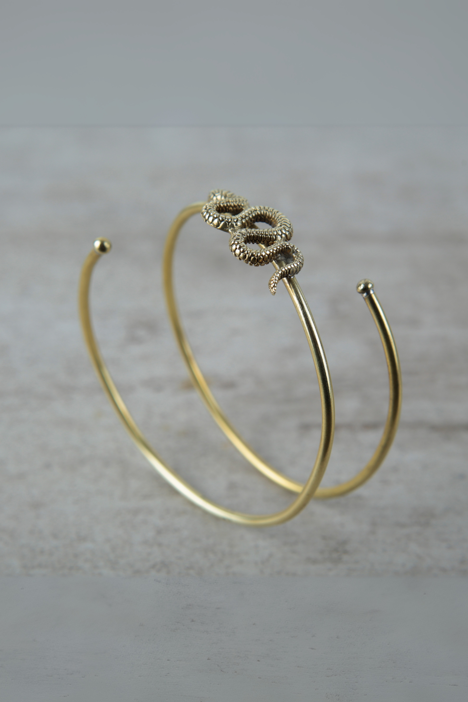 Brazalete Serpiente Bronce