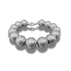 Pulsera bolas de plata