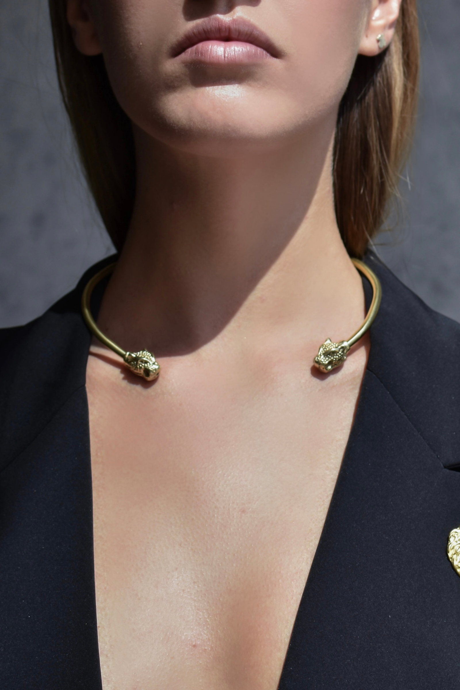 Chocker Puma bronce