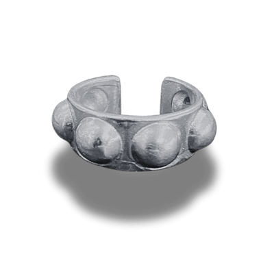 Anillo tachas plata