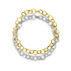 Cadena rolo bronce