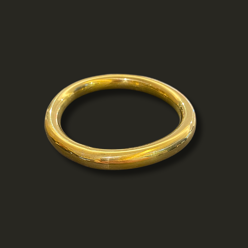 Esclava tubular lisa bronce