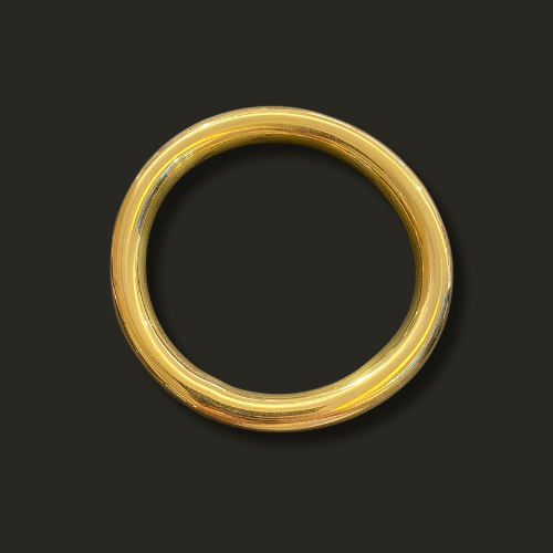 Esclava tubular lisa bronce