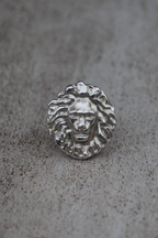 Anillo leon plata