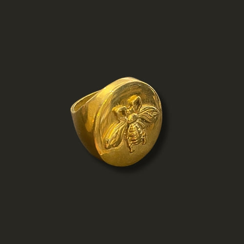 Anillo abeja bronce
