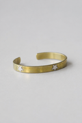 Esclava bronce estrellas plata
