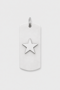 Placa estrella de plata