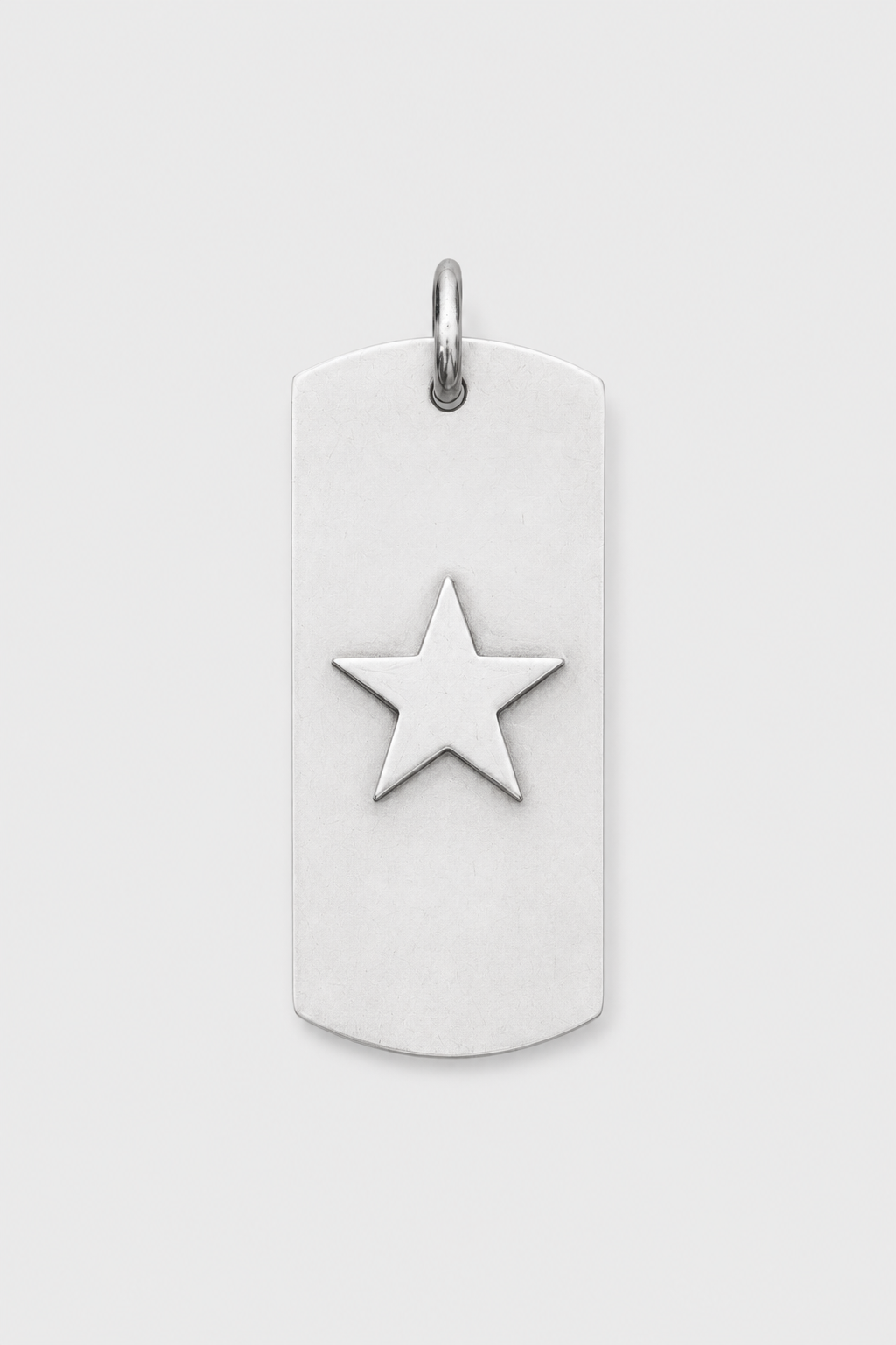 Placa estrella de plata