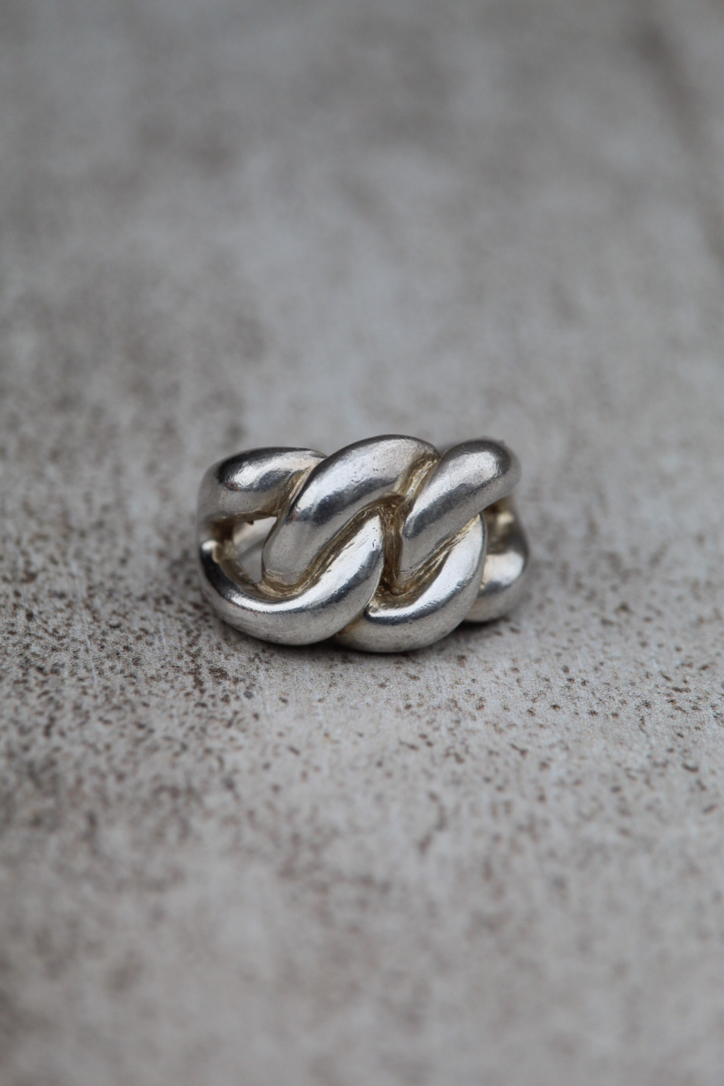 Anillo nudo plata