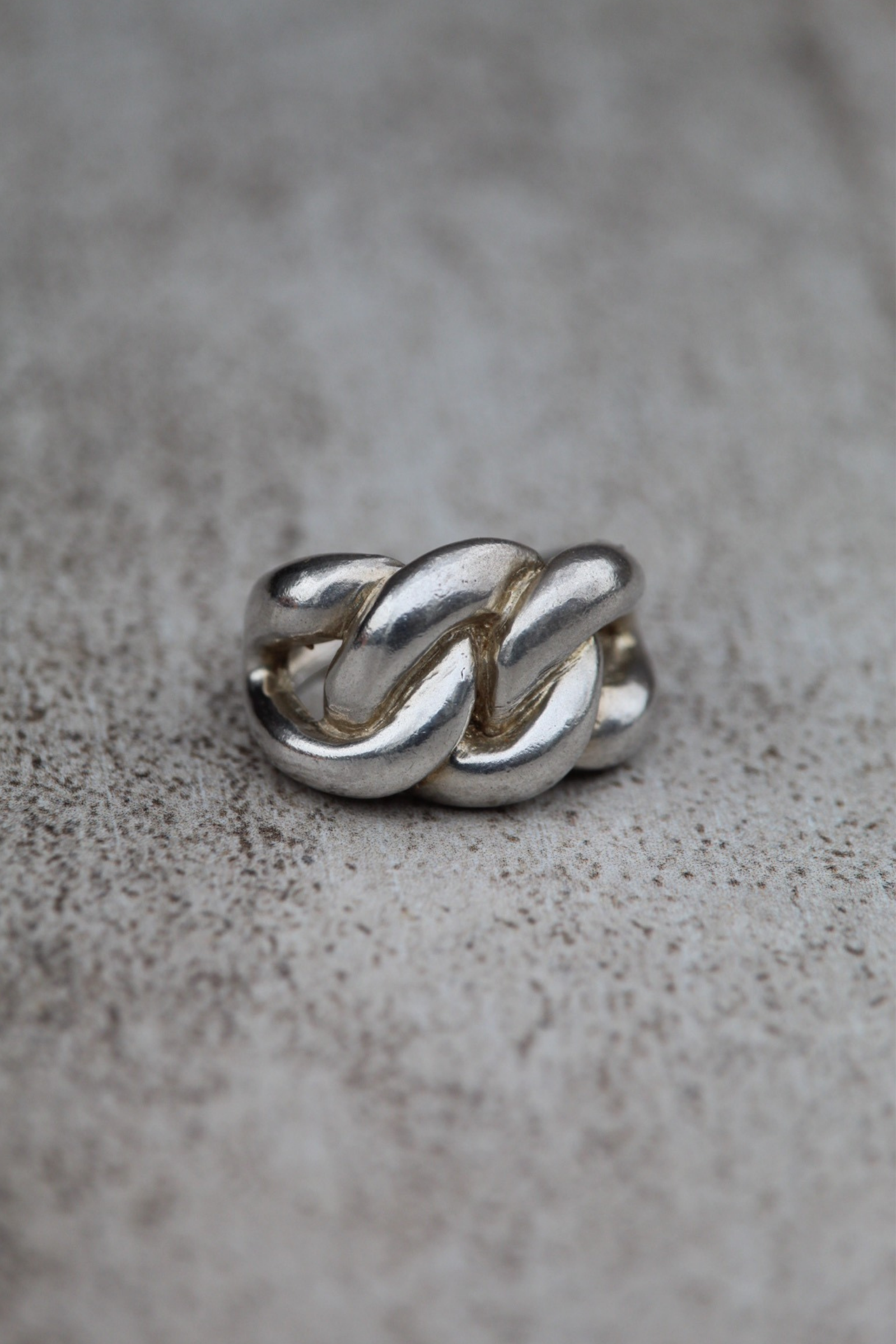 Anillo Nudo Plata — Co Rivera Chile