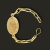 Pulsera Virgen bronce