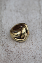 Anillo nudo bronce