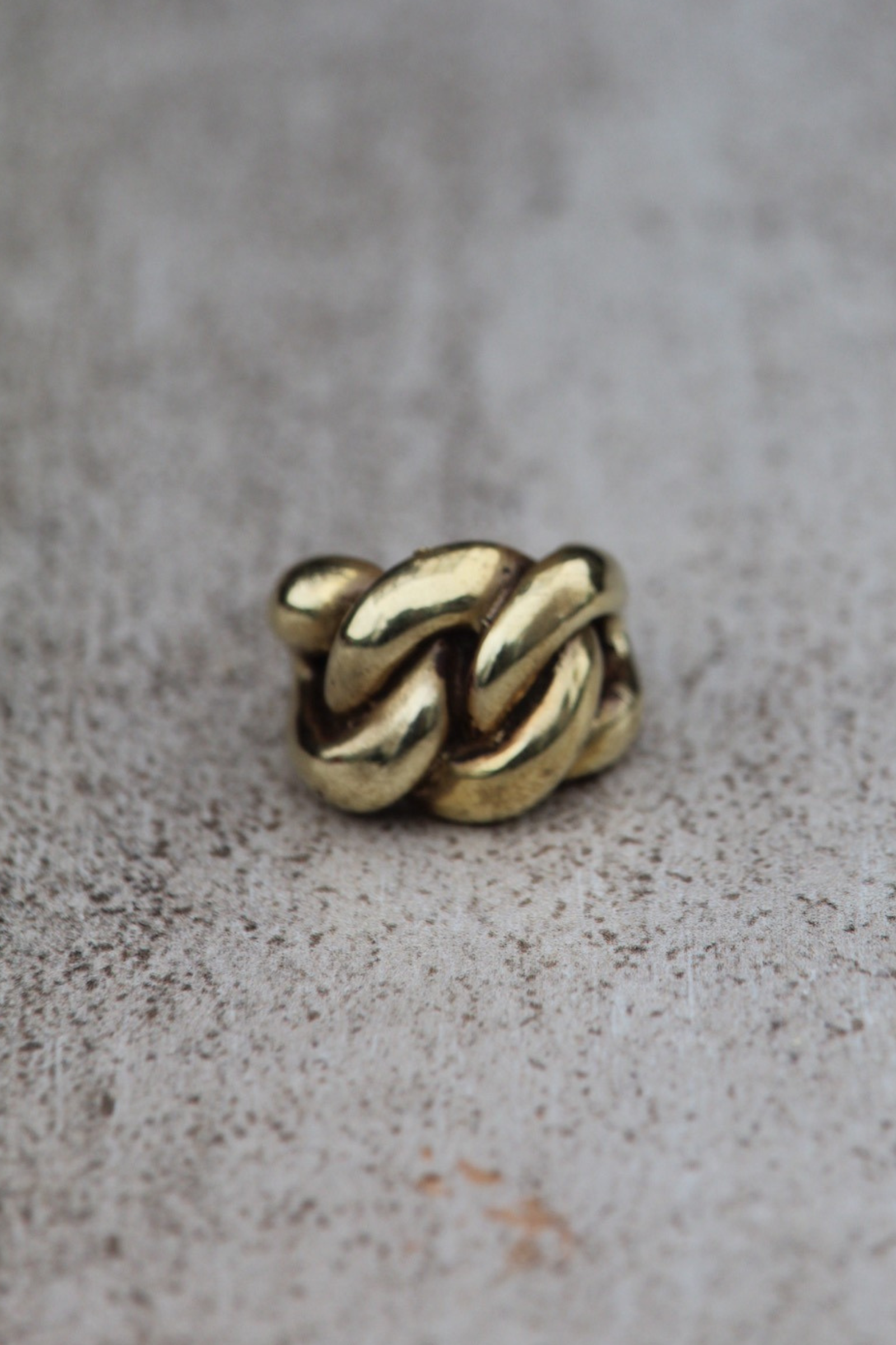 Anillo nudo bronce