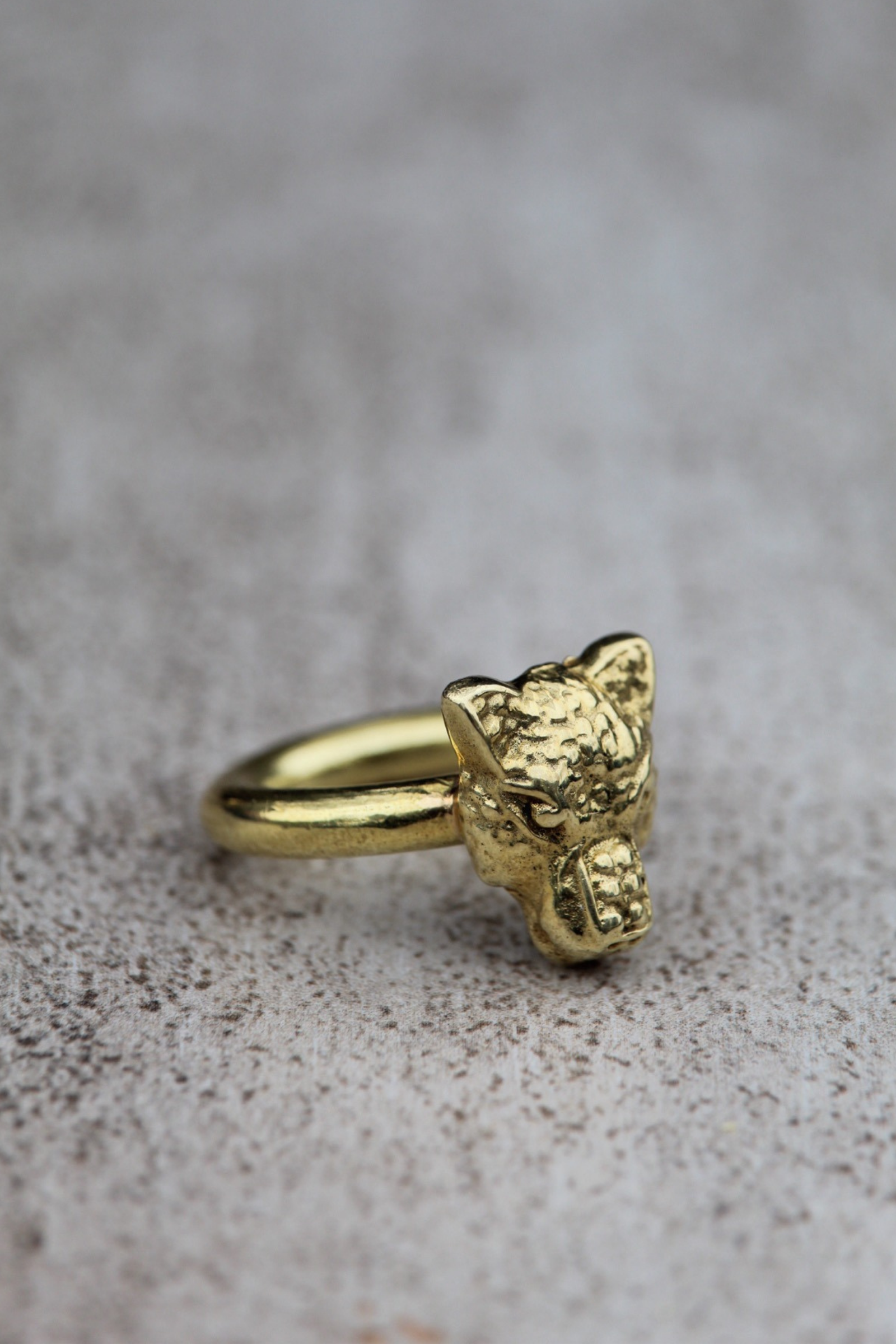 Anillo puma bronce