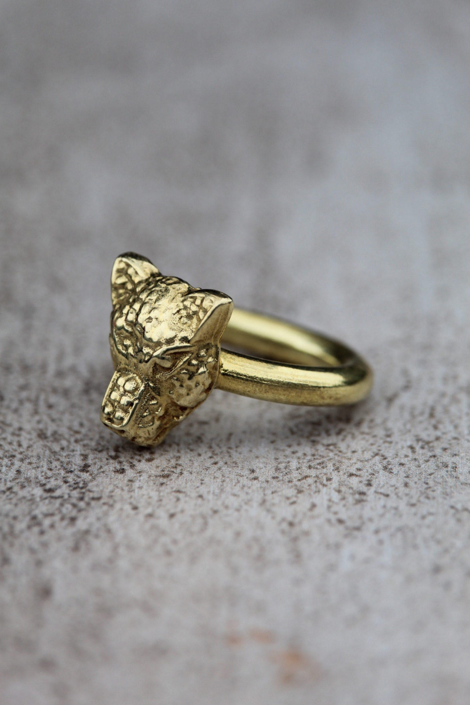 Anillo puma bronce