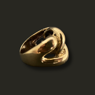 Anillo nudo bronce