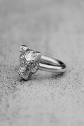 Anillo Argolla Puma Plata — Co Rivera Chile
