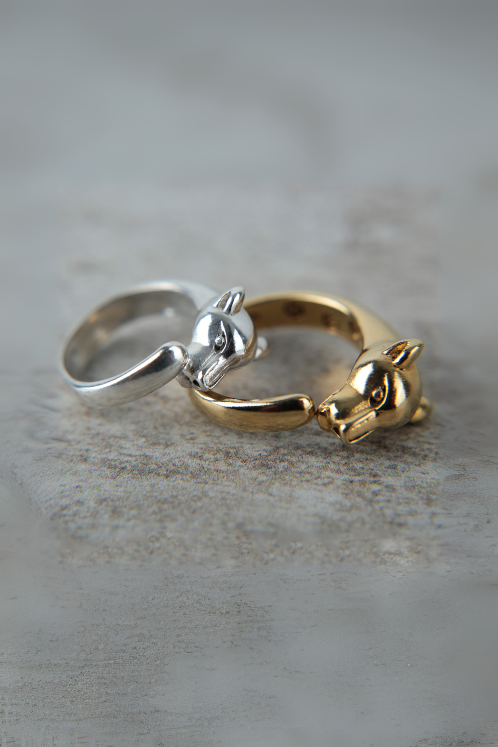 Anillo puma bronce ajustable
