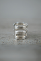 Anillo tres vueltas plata