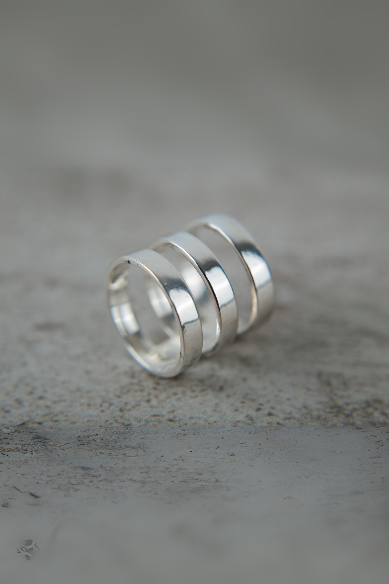 Anillo tres vueltas plata