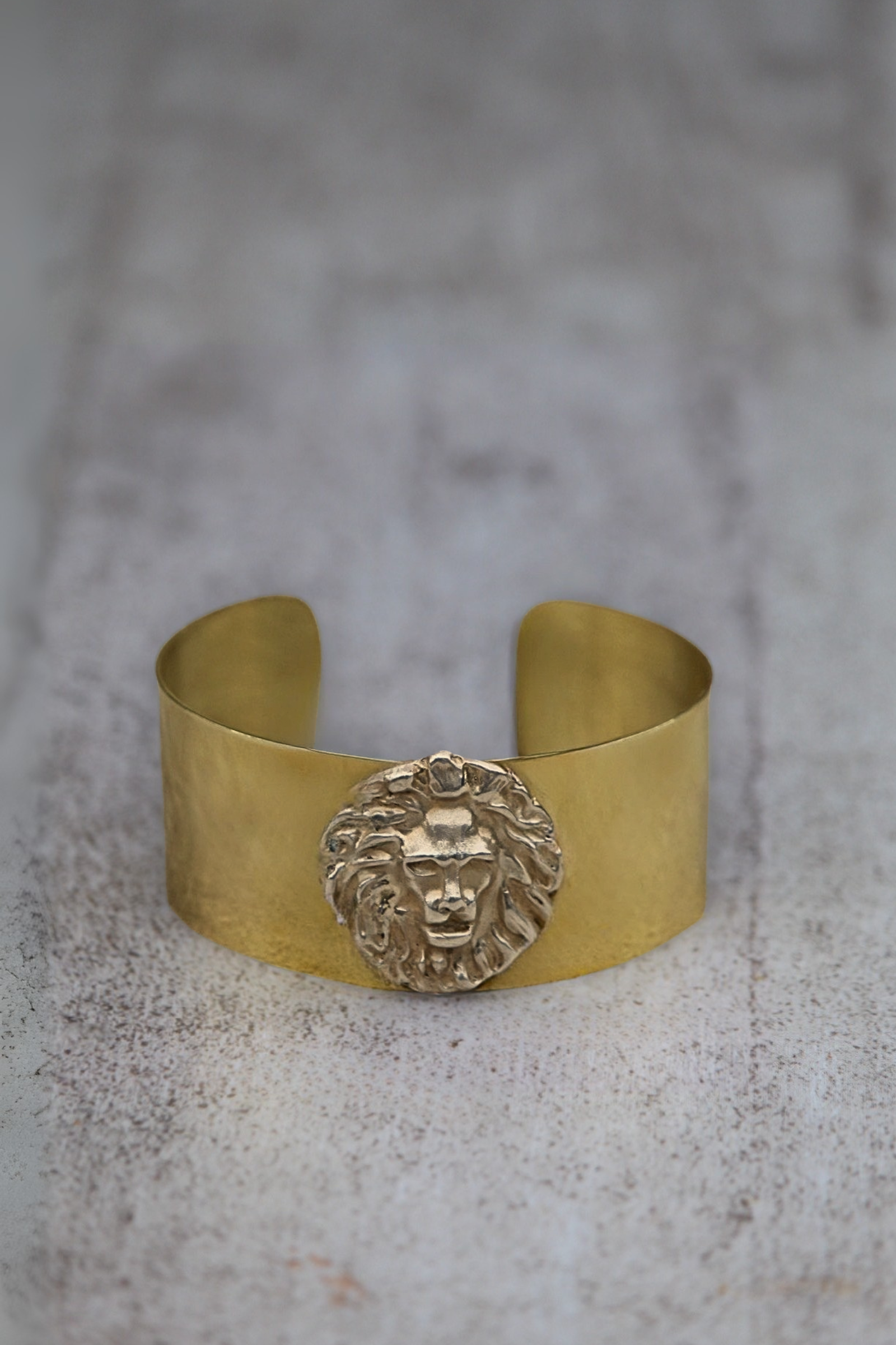 Esclava angosta leon bronce