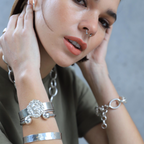Esclava Bolas Plata