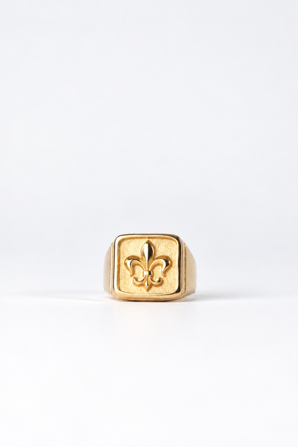 Anillo flor de Lis bronce