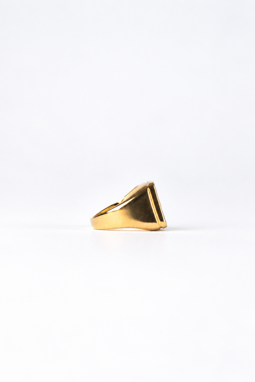 Anillo flor de Lis bronce
