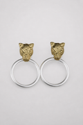 Aros puma bronce argolla plata