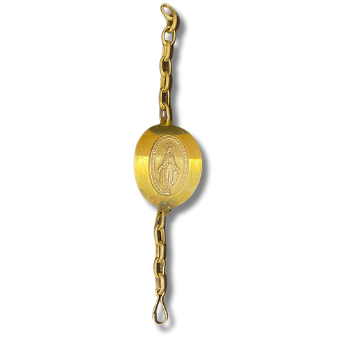 Pulsera Virgen bronce XL