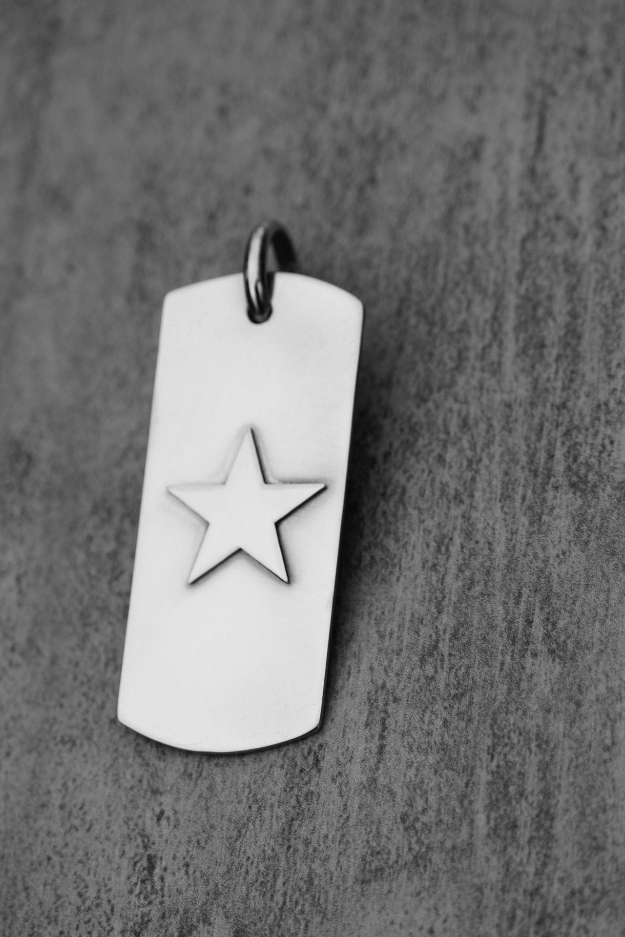 Placa estrella de plata