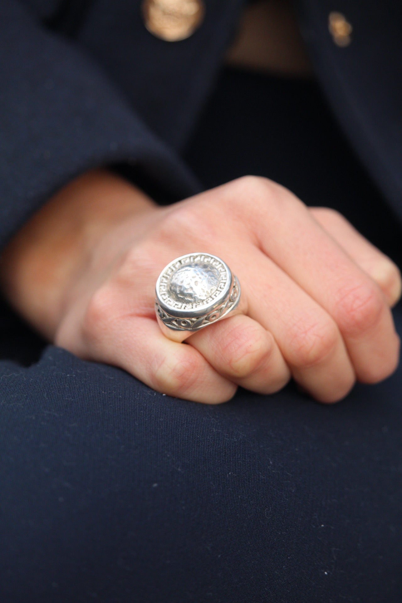 Anillo plata Toscano