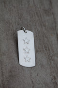 Placa Tres Estrellas Plata — Co Rivera Chile