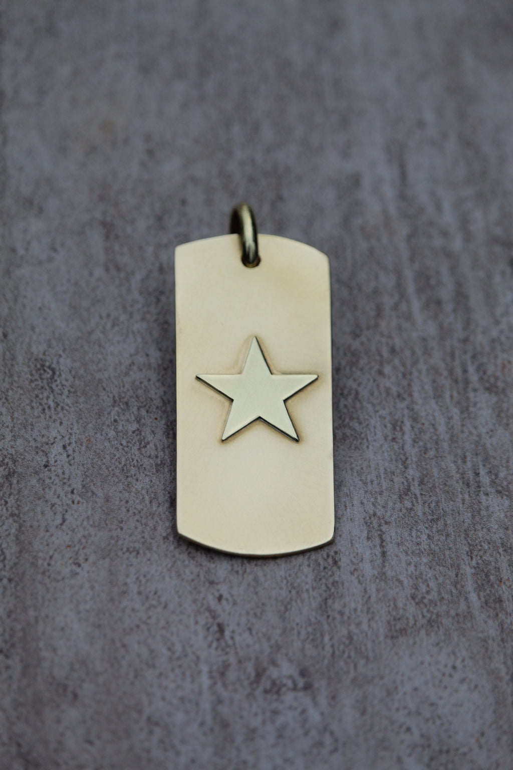 Placa bronce estrella bronce