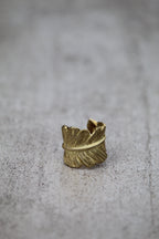 Anillo hoja bronce ajustable