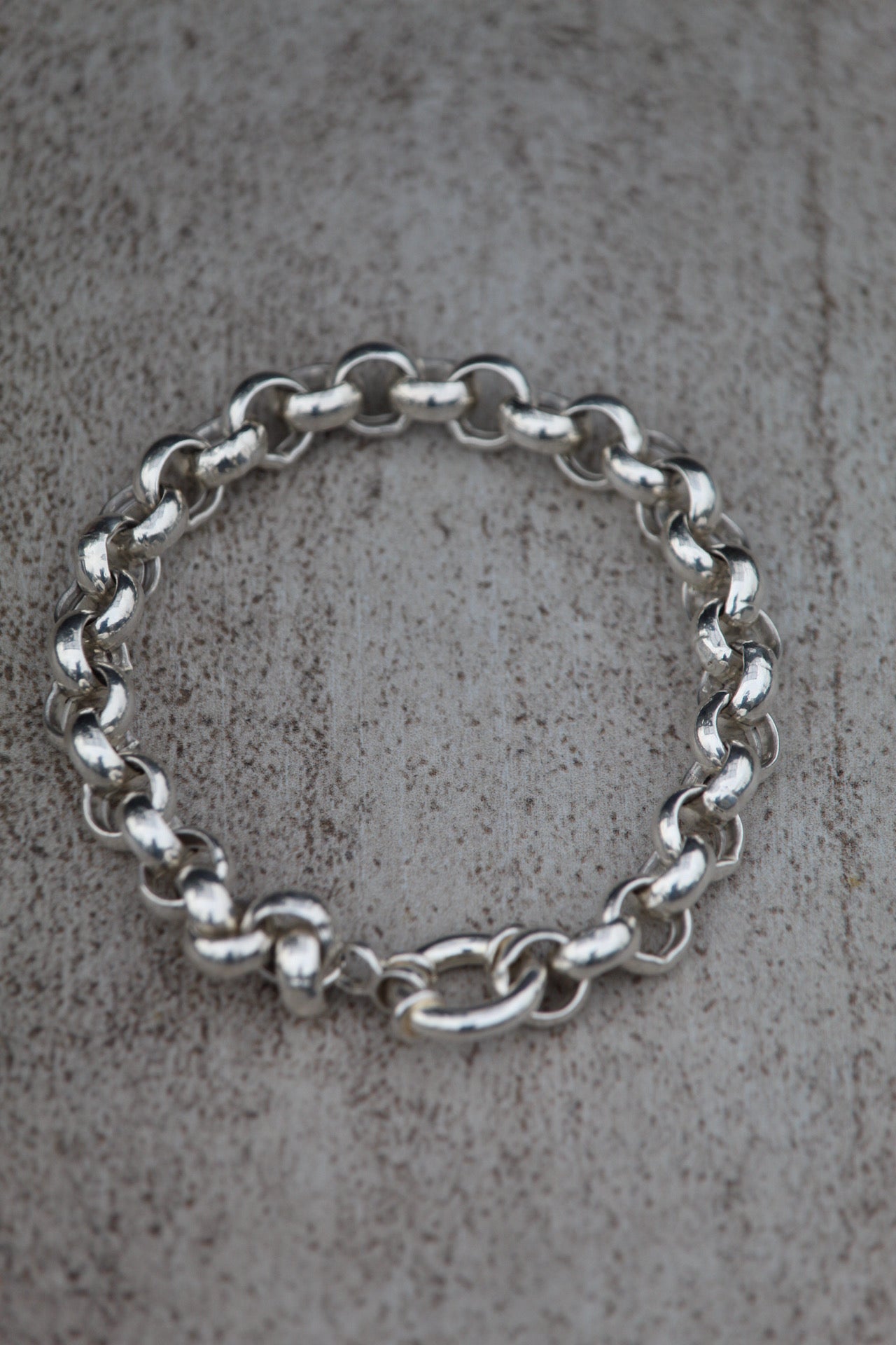Pulsera rolo talla s plata