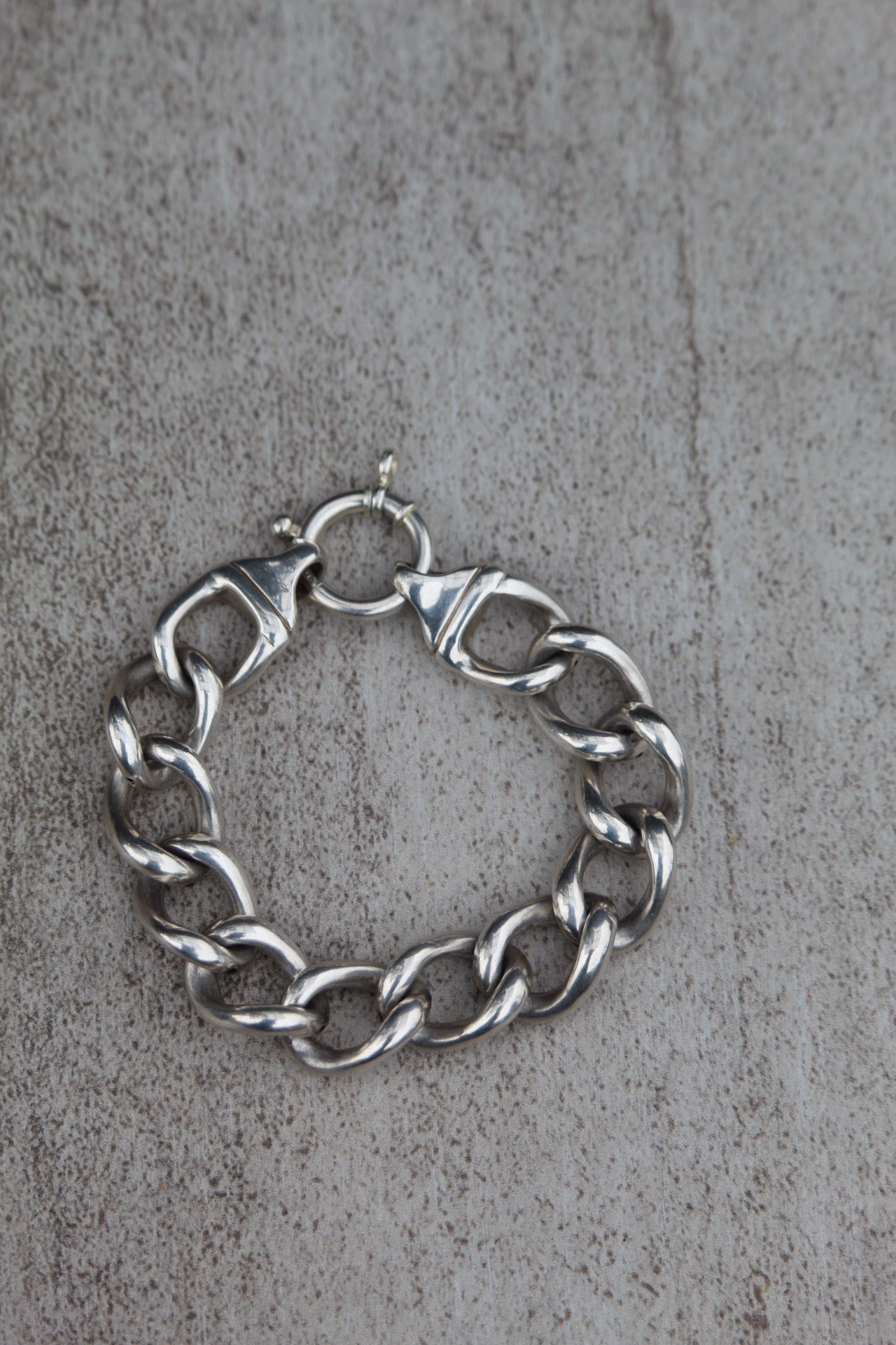 Pulsera eslabones plata